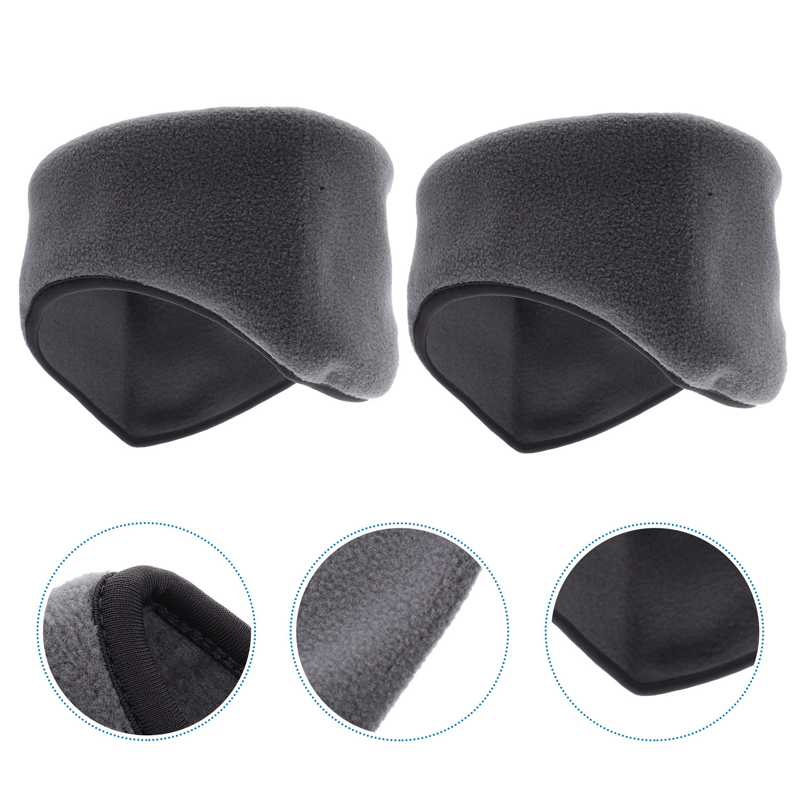2Pcs Warm Windproof Ear Warmer - Fleece Ear Warmer Band review and price